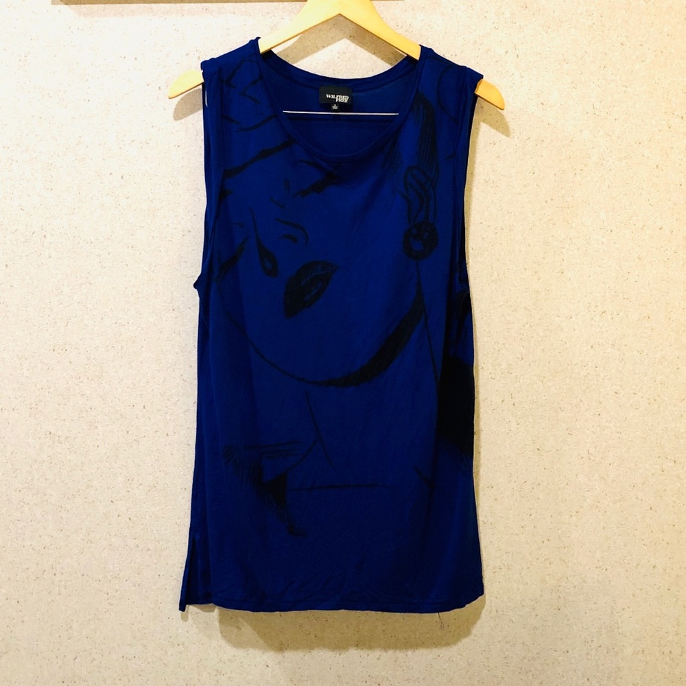 ⭐️5/$25 | WILFRED | T-shirt Unique Face Silhouette Design | M